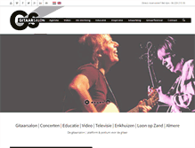 Tablet Screenshot of gitaarsalon.nl
